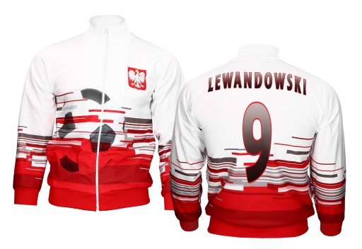 LEWANDOWSKI BLUZA DZIECIĘCA DRESOWA POLSKA r. 146