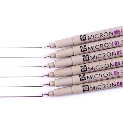 Pigma Micron Sakura Fineliner 05 Черный 0,45 мм