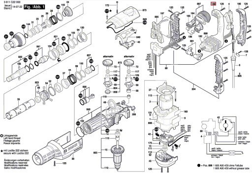 РОТОР МОЛОТОК BOSCH GBH 8 - 45 ДВ Д GSH 7 9 VC