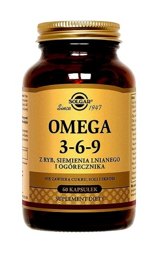 СОЛГАР ОМЕГА 3 6 9 ОМЕГА КИСЛОТЫ 3 КАПСУЛЫ 60 ШТ.