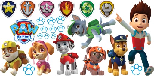 НАСТЕННЫЕ НАКЛЕЙКИ PAW PATROL Paw XL