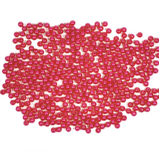 Perełki dekoracyjne 6mm 480szt CHERRY PERŁOWE