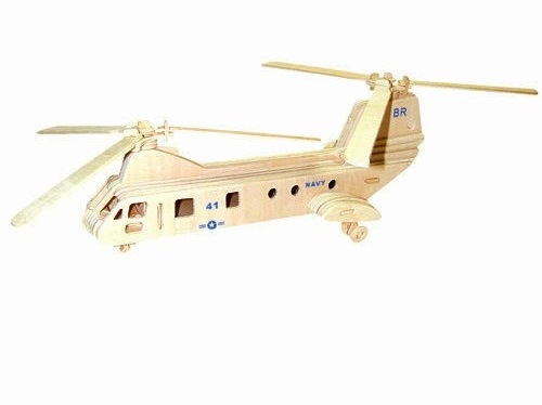 PUZZLE DREWNIANE HELIKOPTER TRANSPORTOWY CHINOOK