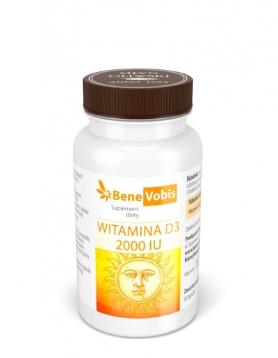 WITAMINA D3 2000IU - 60 kapsułek