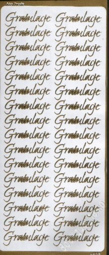 STICKERSY NAKLEJKI napis Gratulacje