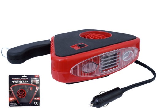 WENTYLATOR SAMOCHODOWY FARELKA GRZEJNIK 12V 4w1 TORNADO KLIMATYZATOR -POWER