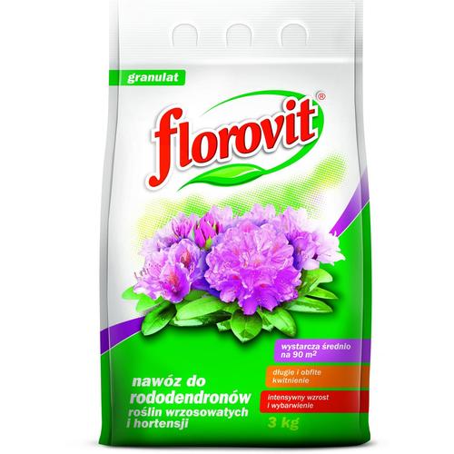 FLOROVIT RODODENDRON 3KG NAWÓZ DO KWASOLUBNYCH