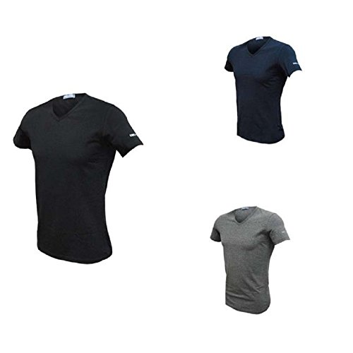 T-shirt Enrico Coveri szpic ET1001 ciemno siwy M)