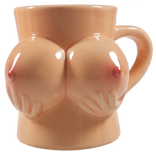 CERAMICZNY KUBEK SEXY PIERSI BIUST gadżet