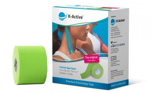 TAŚMA TAPING KINESIOLOGY TAPE TEJP TEJPY K-ACTIVE