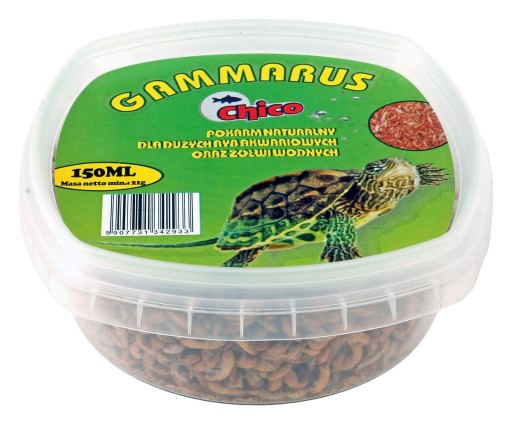 KIEŁŻ SYBERYJSKI Gammarus pokarm żółwi ryb 150ml