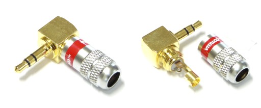 WTYK 3.5mm MAŁY JACK STEREO kątowy