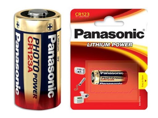 BATERIA PANASONIC 3V CR123 DL123 CR123A 123 PHOTO