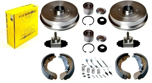bębny szczęki cylinderki-alumin OPEL CORSA C z ABS