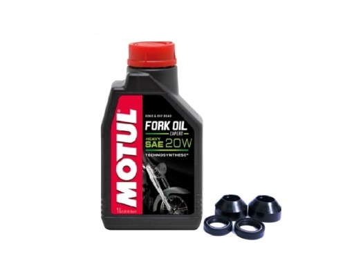 ZESTAW OLEJ MOTUL USZCZELNIACZE 4szt CX 500 77-84