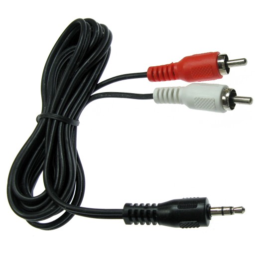 Kabel przewód Jack 3,5mm - 2x RCA CINCH 1,5m AUX STEREO ADAPTER PRZEJŚCIE