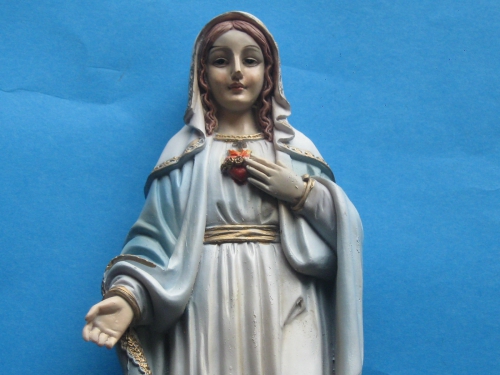 Figurka Serce Maryi z żywicy 20 cm