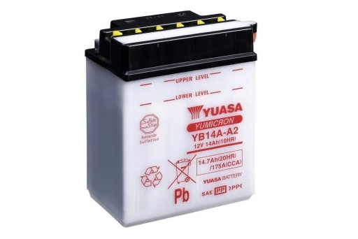 Akumulator Yuasa YB14A-A2 14.7Ah