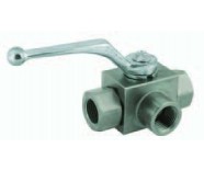 Zawór trójdrożny hydrauliczny ręczny 1/4