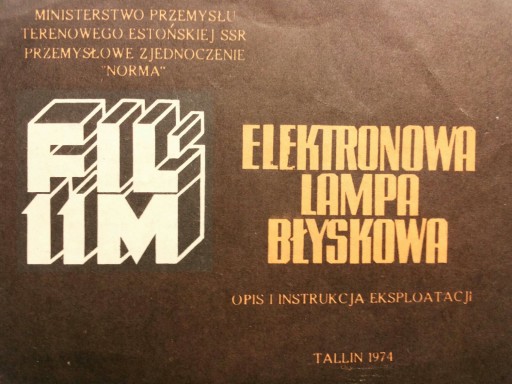 Elektronowa lampa błyskowa FIL 11M opis instrukcja