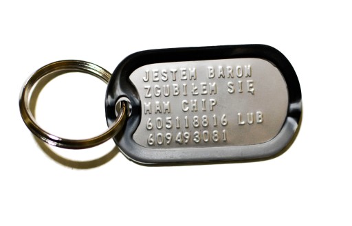 IDENTYFIKATOR ADRESÓWKA DLA PSA - MORO - DOG TAG