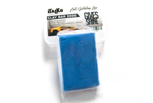 ITALKO GLINKA DO LAKIERU 200G CLAY BAR Gąbka