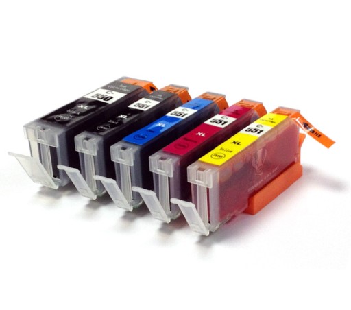5 x Tusze do CANON Pixma IP7250 MG5550 MG5650 XL