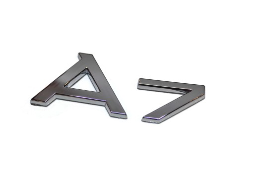 AUDI A7 EMBLEMAT NAPIS ZNACZEK CHROM OKAZJA NOWOŚĆ