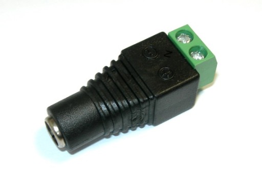 Gniazdo DC 2.1/5.5 - szybkozłączka do kamer CCTV