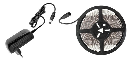 ZESTAW Zasilacz 24W + Taśma 300LED biała 5 metrów