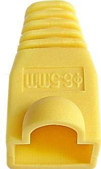 OSŁONA wtyku 8p8c RJ45 RJ-45 [10 sztuk] żółte