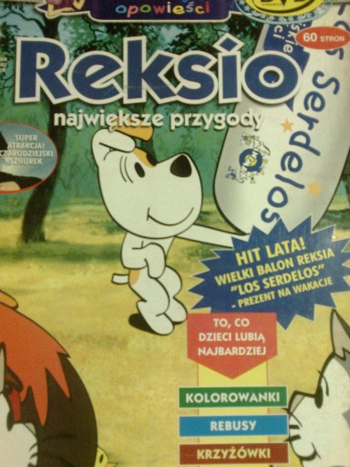 Reksio największe przygody z kolorowankami