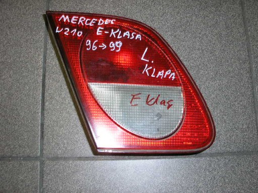 MERCEDES E-KLASA W210 96r->lampa lewa tył klapa