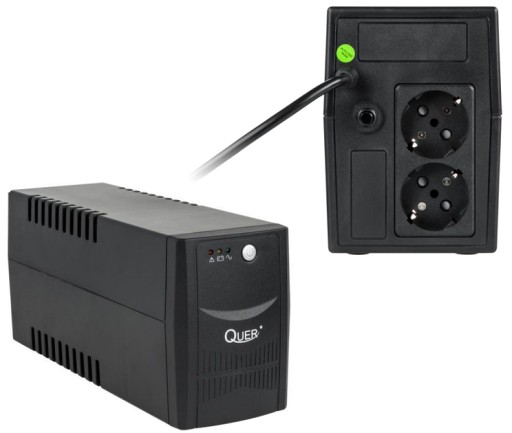 ZASILACZ AWARYJNY UPS QUER 600VA 360W KOM0551
