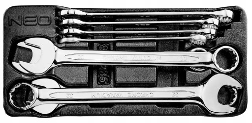 NEO WKŁAD KLUCZE PŁASKO OCZKOWE 20-32 MM 84-235