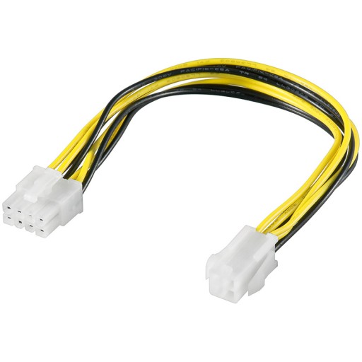 Adapter kabel zasilający P4 4pin do P8 8pin M/F