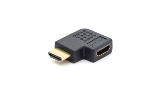 Adapter Łącznik Kątowy 90 wtyk - gniazdo HDMI LEWY