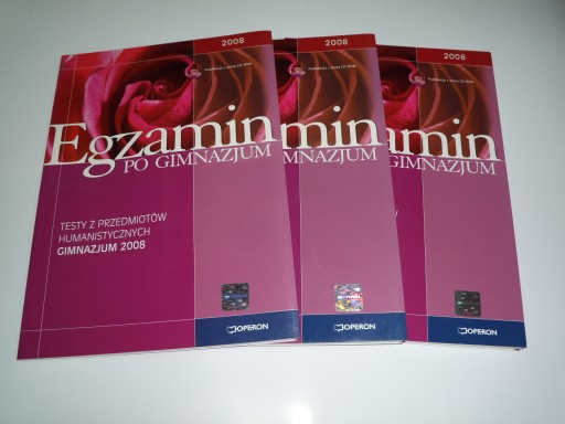 EGZAMIN PO GIMNAZJUM HUMANISTYCZNE +CD OPERON U587