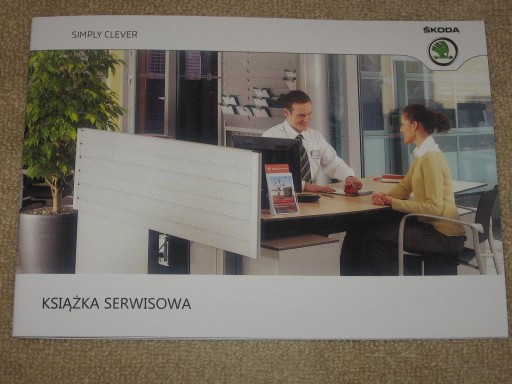 SKODA ksiazka serwisowa gwarancyjna polska nowa