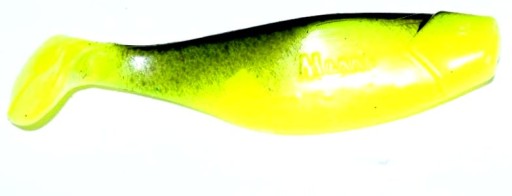 Manns RIPPER 80mm żółty fluo z czarnym grzbietem