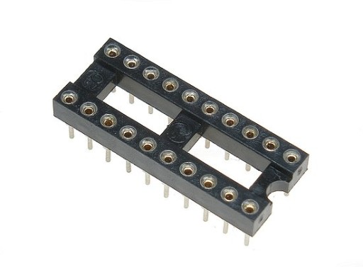 DIL20P Podstawka precyzyjna - raster 2.54 mm 20pin