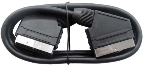 Przewód Kabel EURO SCART 1,5m 21pin DVB-T DVD 8017