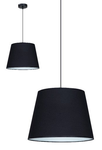 LAMPA Sufitowa Zwis na ABAŻUR STOŻEK 35cm 1xE27