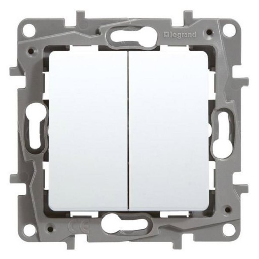 LEGRAND NILOE Łącznik schodowy podw biały 764502