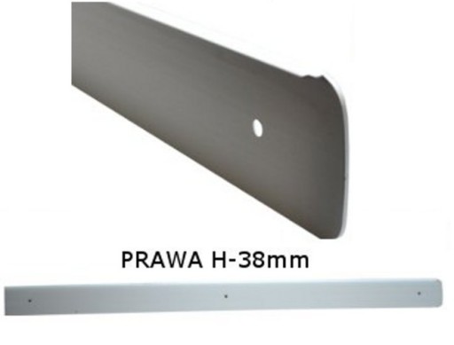 Listwa boczna do blatu 38mm PRAWA aluminium