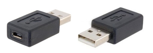 Adapter Przejściówka USB męski na Micro USB żeński