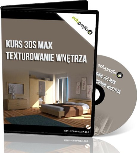 Kurs 3ds Max - teksturowanie wnętrza - 3d - DVD