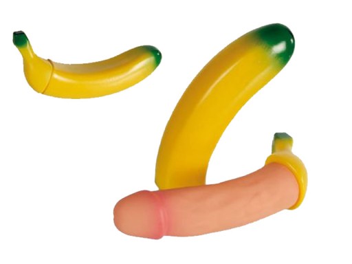 BANAN NIESPODZIANKA - PENIS W BANANIE NA PREZENT X
