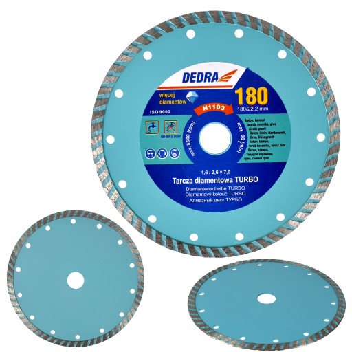 TARCZA DIAMENTOWA DO BETONU GRESU GLAZURY 230mm