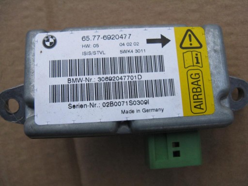 Moduł sensor airbag BMW e65 6920477